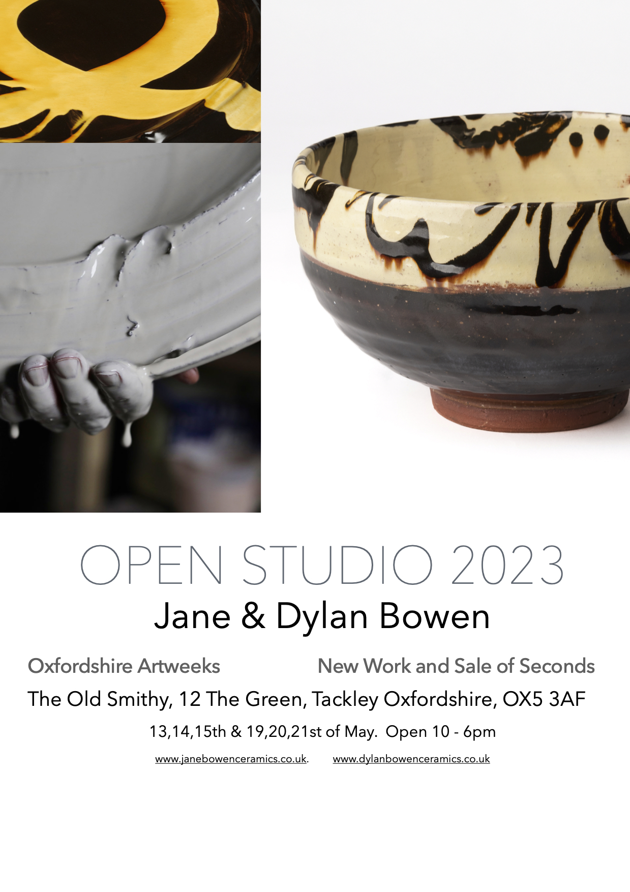 Jane and Dylan Bowen. Open Studio 2023